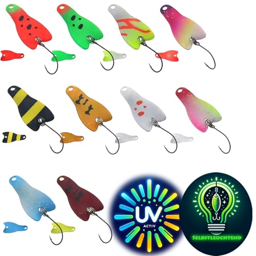 Njord Kalastus Wingspoons UV-Aktiv 10x 2,8g 3cm in Spoonbox | Messeneuheit 2025 | Spoon Set Forelle Spoons Forelle Forellenköder Neuheiten Forellen Spoon Box Forellen Angeln Angelzubehör Forelle Njord Kalastus Wingspoons UV-Aktiv 10x 2,8g 3cm in Spoonbox | Messeneuheit 2025 | Spoon Set Forelle Spoons Forelle Forellenköder Neuheiten Forellen Spoon Box Forellen Angeln Angelzubehör Forelle von Njord Kalastus