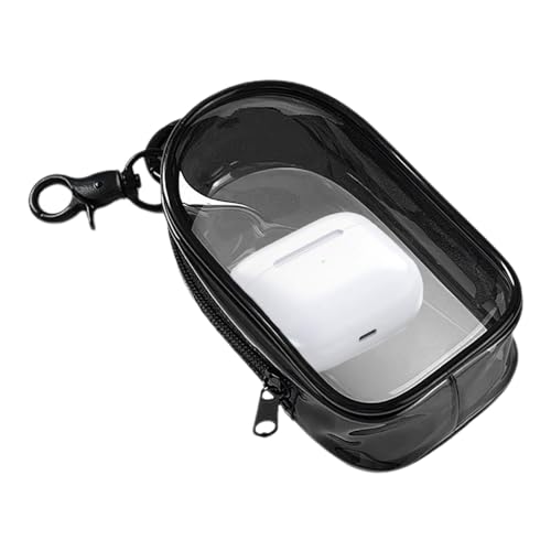 Nkmujil Transparente Reisetasche, kleine transparente Tasche, transparente -Reißverschlusstasche, Schreibwaren und Kosmetik, staubdichte Ladekabeltasche, multifunktionale Aufbewahrungstaschen für von Nkmujil