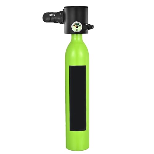 Tauch-Sauerstofftank | Tauchausrüstung | Tragbarer Tauchtank | Kleine Tauchflasche Mit Manometer, Tragbare Unterwasser-Sauerstoffflasche Für Wassersport, 0,5 L Kleine Sauerstoffflasche Für 6 Bis 12 Mi von Nkmujil