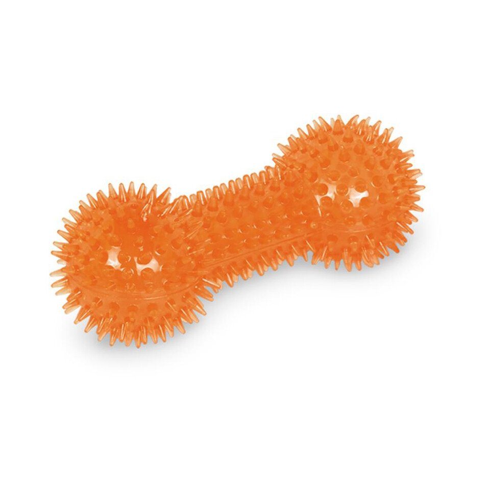 Nobby Spielknochen TPR Noppen Hantel orange Nobby Spielknochen TPR Noppen Hantel orange von Nobby