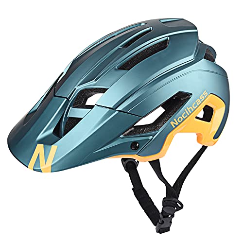 Fahrradhelm für Erwachsene Damen Herren, CE Zertifiziert MTB Helm Montainbike Helm Fahrrad mit Sonnenblende für Frauen Männer 56-61 cm (22-24 inch) von Nocihcass