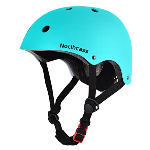 Fahrradhelm für Kinder, Mädchen und Jungen Verstellbarer Skateboardhelm, Multisporthelm für BMX, Skaten, Scooter, Fahrrad, Rollerblade, Longboard, Hoverboard, Inline-Skating von Nocihcass