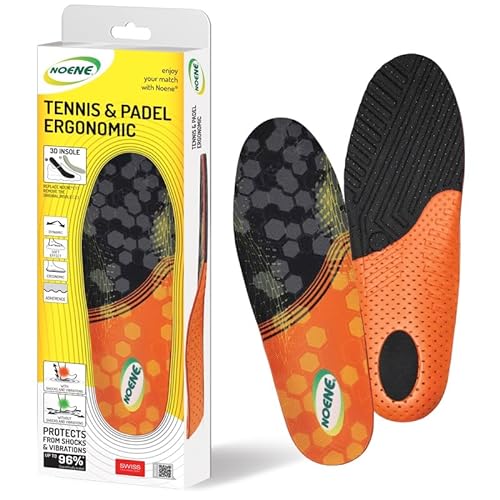 Noene - noene plantari sport ergonomic tennis & padel - 8034135849366 - 39-41 - arancione-nero von Noene