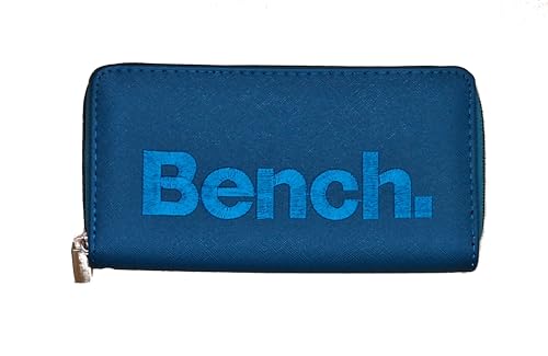 Noey & Lou Bench Damen Geldbörse XXL Portemonnaie Große Brieftasche Reißverschluss Clutch Münzörse (Türkis) von Noey & Lou