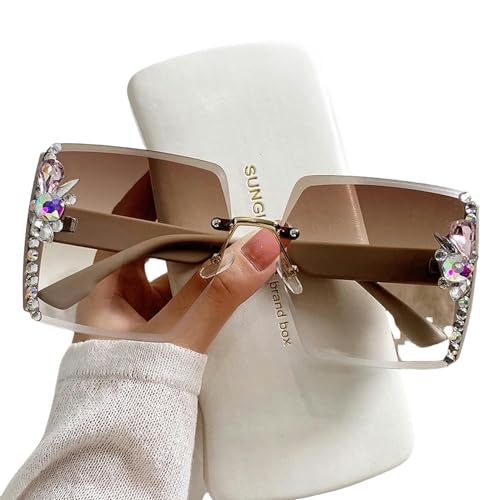 Nogkdyc Sonnenbrille Mit Strasssteinen Luxus -Faux -Strassbrillen Frauen Sonnenbrille Frauen Fahren Brille Frauen Schwarze Sonnenbrille Nogkdyc Sonnenbrille Mit Strasssteinen Luxus -Faux -Strassbrillen Frauen Sonnenbrille Frauen Fahren Brille Frauen Schwarze Sonnenbrille von Nogkdyc