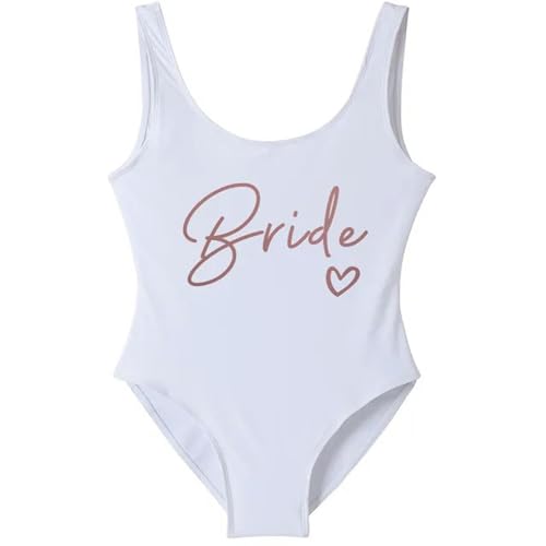 Nogkdyc Team Bride Swimsuit Frauen Team Braut Einteilige Bademode Für Junggesellenparty Hen Party Badeanzüge-Braut1-L Nogkdyc Team Bride Swimsuit Frauen Team Braut Einteilige Bademode Für Junggesellenparty Hen Party Badeanzüge-Braut1-L von Nogkdyc