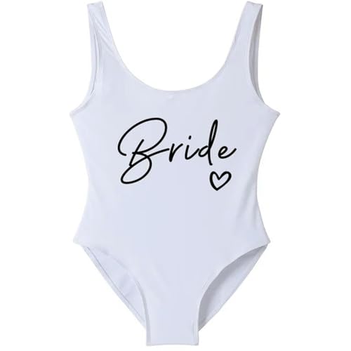 Nogkdyc Team Bride Swimsuit Frauen Team Braut Einteilige Bademode Für Junggesellenparty Hen Party Badeanzüge-Braut3-M Nogkdyc Team Bride Swimsuit Frauen Team Braut Einteilige Bademode Für Junggesellenparty Hen Party Badeanzüge-Braut3-M von Nogkdyc