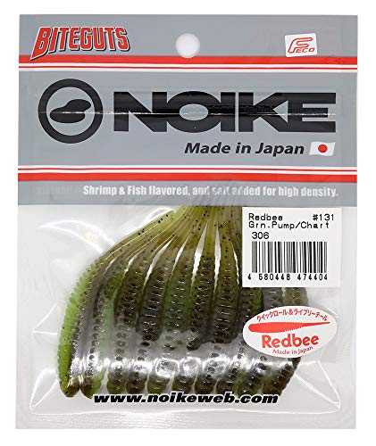 Noike Redbee 7,2cm - 10 Gummiköder, Noike Farbe:Green Pumpkin Chartreuse UV Noike Redbee 7,2cm - 10 Gummiköder, Noike Farbe:Green Pumpkin Chartreuse UV von Noike