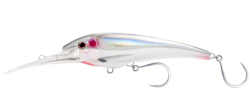 Nomad Design DTX Minnow 125 mit patentiertem Autotune-System – Distressed Baitfish Schwimmbewegung, BKK Diablo von Nomad Design