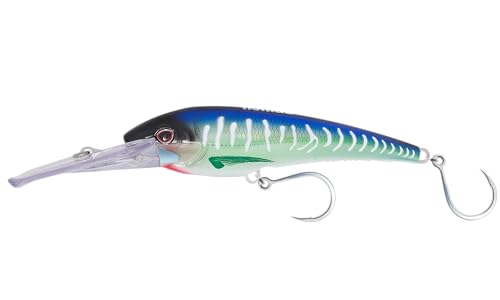 Nomad Design DTX Minnow 200 Schwerlast-SNK 8 Salzwasser-Angelköder mit Autotune – Tieftauch-Köder, ideal für Thunfisch, Wahoo & Makrele, Trolle, 12+ Knoten, spanische Makrele von Nomad Design