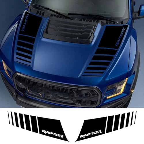 NonWoohdf 2 STK. Motorhaubenabdeckung Grafik-Vinylaufkleber Pickup Auto Motorhaube Dekorativ, passend für Ford Ranger Raptor F150 F-150 2015-2018 von NonWoohdf