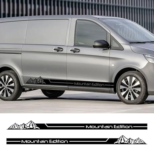 NonWoohdf 2-teilige Autoaufkleber aus Vinyl für Wohnmobile, passend für Mercedes Benz Vito V-Klasse Viano W638 W639 W447 Marco Polo EQV Zubehör von NonWoohdf