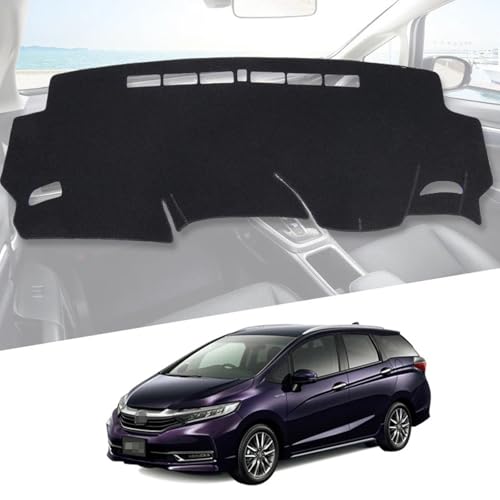 NonWoohdf Armaturenbrett-Abdeckung, Autozubehör, Sonnenschutz, Schutzteppich, Armaturenbrettmatte, Armaturenbrettmatte, passend für Honda FIT Shuttle von NonWoohdf