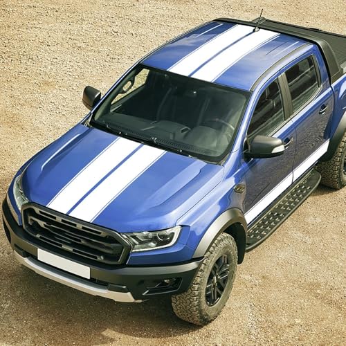 NonWoohdf Autoaufkleber Pickup Motorhaube Seitentür Dach Hintertür Grafikstreifen Vinyl-Aufkleber, passend für Ford Ranger 2015 2016 2017 2018 Raptor von NonWoohdf