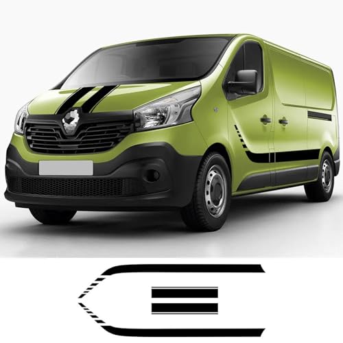 NonWoohdf Grafikaufkleber für Autotüren und Seitentüren, Vinylfolie, Motorhaubenaufkleber, passend für Renault Trafic 2 3 MK3 MK2, Wohnmobil-Tuning-Zubehör von NonWoohdf