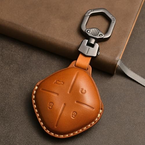 NonWoohdf Schlüsseletui-Schutzhülle aus Leder, passend für Chery Jetour DASHING X-1 Plus DTC von NonWoohdf