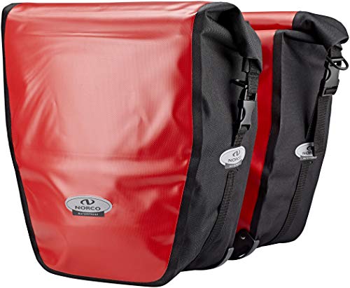 Norco Arkansas Hinterradtasche, Rot, 34 x 36 x 17 cm, 20 Liter, 0281RS von Norco