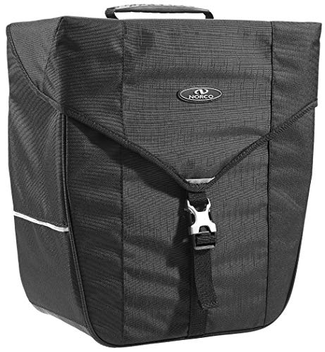 Norco Unisex -Erwachsene Bandon Radtasche, schwarz, 38 x 34 x 17 cm Norco Unisex -Erwachsene Bandon Radtasche, schwarz, 38 x 34 x 17 cm von KlickFix