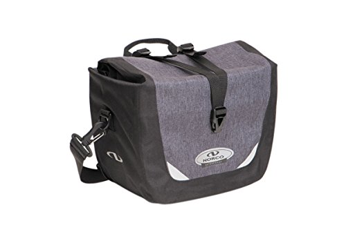 Norco Dunbury Lenkertasche Fahrradtasche, grau, 29 x 21 x 15 cm, 9 Liter Norco Dunbury Lenkertasche Fahrradtasche, grau, 29 x 21 x 15 cm, 9 Liter von Norco