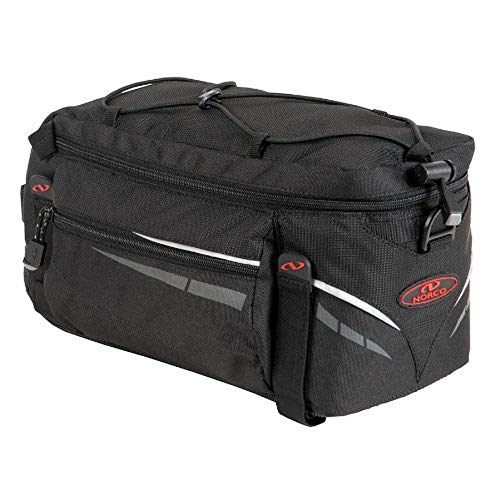 Norco 0248AS Fahrradtasche Idaho Gepäckträgertasche, Schwarz, 31 x20x17cm,7.5Liter Norco 0248AS Fahrradtasche Idaho Gepäckträgertasche, Schwarz, 31 x20x17cm,7.5Liter von Norco