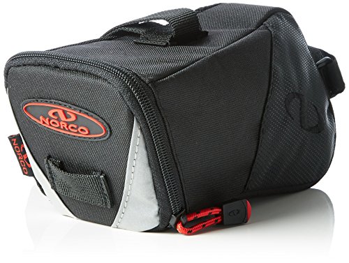 Norco Fahrradtasche Idaho Satteltasche Maxi, Schwarz, 15 x 10 x 15 cm, 0.75 Liter von Norco