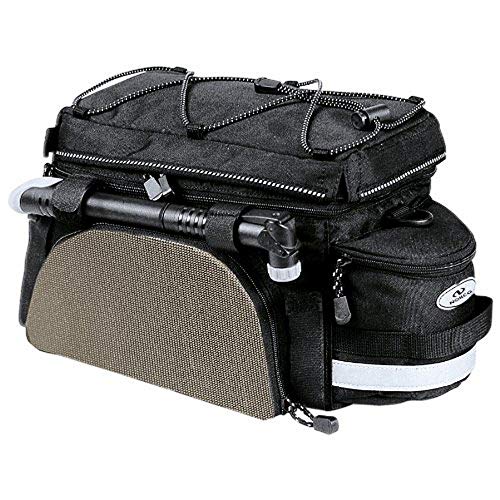 Norco Fahrradtasche Kansas Gepäckträgertasche, Schwarz, 26 x 20 x 32 cm, 8 Liter von Norco