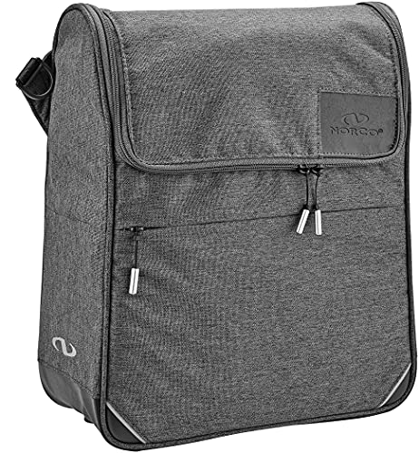 Norco Unisex – Erwachsene Glenbury Gepäckträgertaschen, Grau, 38x31x12cm von Norco