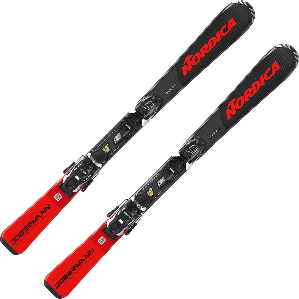 Nordica Ski TEAM J R(70-90)+J4.5 FDT BLACK/RED von Nordica