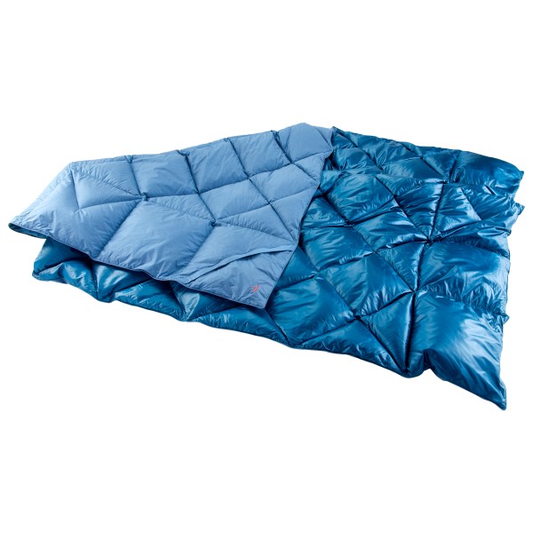 Nordisk - Kiby Packable Down Travel Blanket - Decke Gr 200 x 140 cm blau;grau/blau;rot von Nordisk