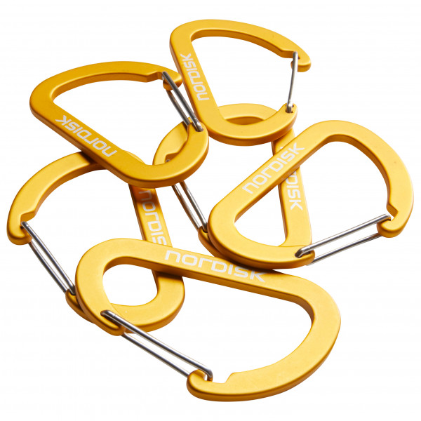 Nordisk - Large Hooks - Materialkarabiner Gr One Size mustard Nordisk - Large Hooks - Materialkarabiner Gr One Size mustard von Nordisk