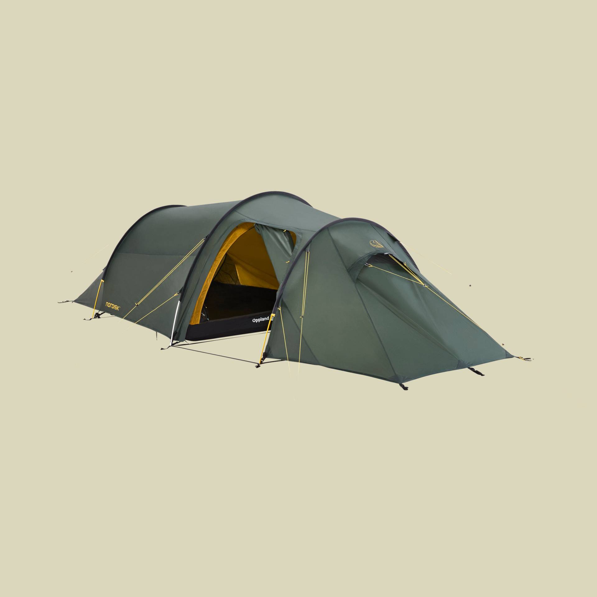 Oppland 2 SI Tent 2-Personen-Zelt Farbe green von Nordisk