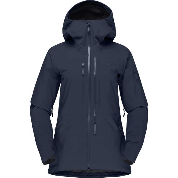 Norröna lofoten Gore-Tex Pro 3L Jacke W's Damen (Dunkelblau L ) Gore-Tex-Jacken von Norröna