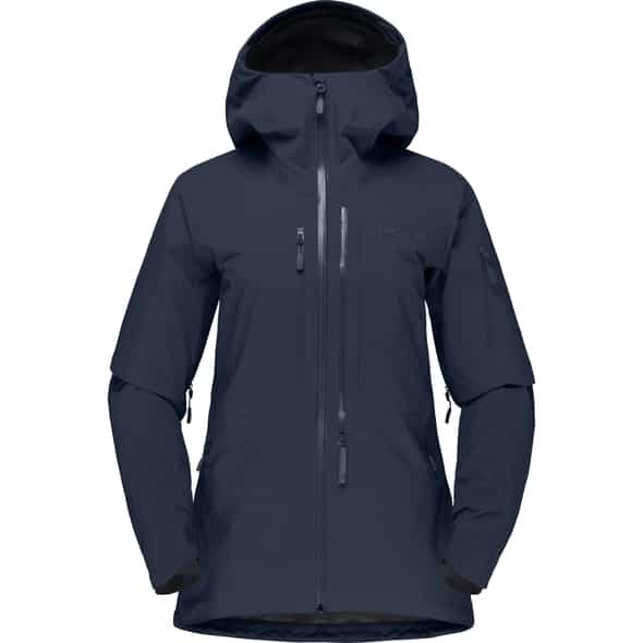 Norröna lofoten Gore-Tex Pro 3L Jacke W's Damen (Dunkelblau M ) Gore-Tex-Jacken von Norröna