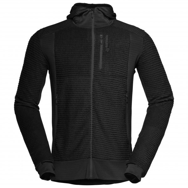 Norrøna - Falketind Alpha120 Zip Hood - Fleecejacke Gr XXL schwarz von Norrøna