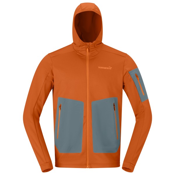 Norrøna - Falketind Warm2 Stretch Hood - Fleecejacke Gr M orange Norrøna - Falketind Warm2 Stretch Hood - Fleecejacke Gr M orange von Norrøna