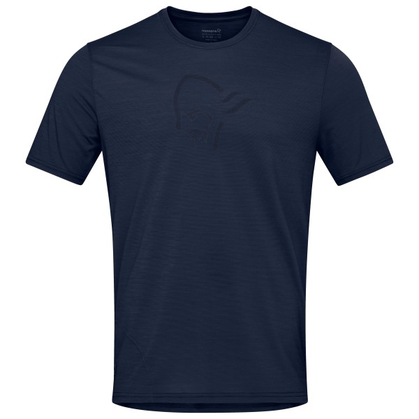 Norrøna - Femund Equaliser Merino T- Shirt - Merinoshirt Gr XL grau von Norrøna