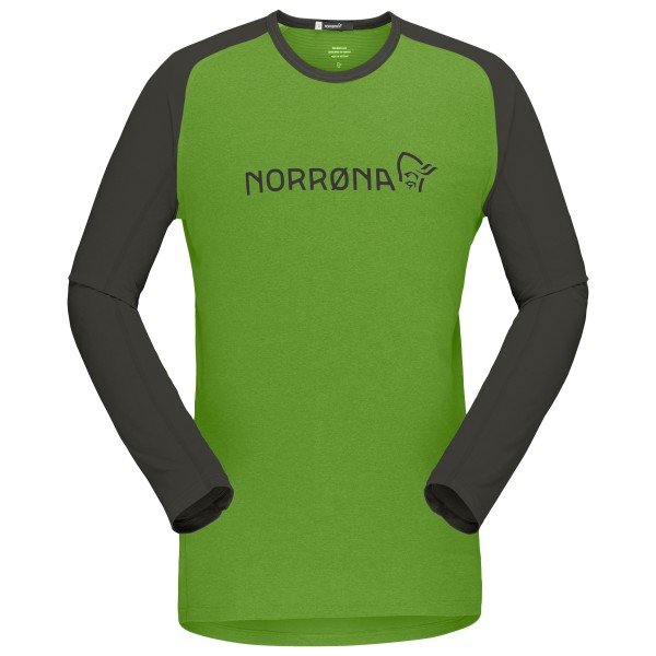 Norrøna - Fjørå Equaliser Lightweight Long Sleeve - Radtrikot Gr S grün von Norrøna