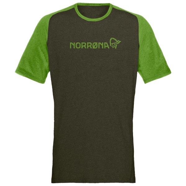Norrøna - Fjørå Equaliser Lightweight T-Shirt - Radtrikot Gr L;M;S;XL braun;oliv von Norrøna