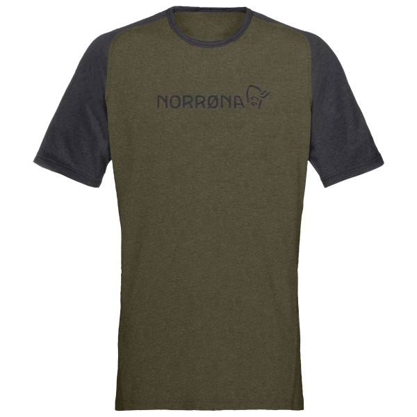 Norrøna - Fjørå Equaliser Lightweight T-Shirt - Radtrikot Gr L braun von Norrøna