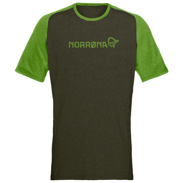 Norrøna - Fjørå Equaliser Lightweight T-Shirt - Radtrikot Gr XL oliv von Norrøna