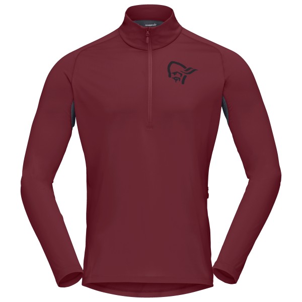 Norrøna - Fjørå Equaliser Long Sleeve Zip Top - Radtrikot Gr S rot Norrøna - Fjørå Equaliser Long Sleeve Zip Top - Radtrikot Gr S rot von Norrøna