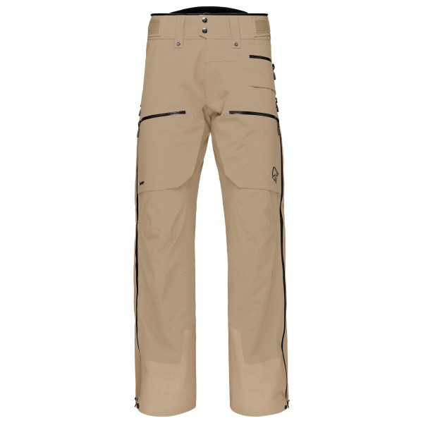 Norrøna - Lofoten GORE-TEX Pro Pants - Skihose Gr M beige von Norrøna