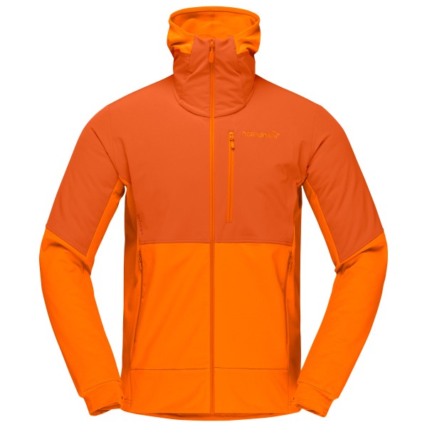 Norrøna - Lofoten Hiloflex200 Hood - Softshelljacke Gr XL orange von Norrøna