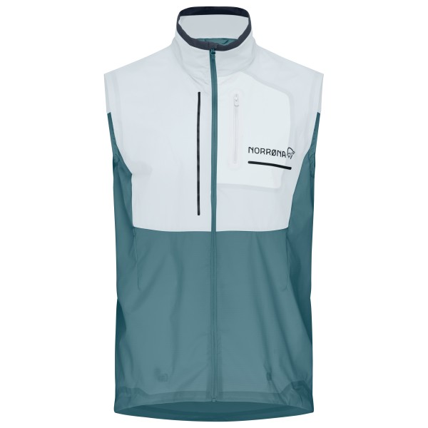 Norrøna - Senja Aero90 Vest - Laufweste Gr S türkis Norrøna - Senja Aero90 Vest - Laufweste Gr S türkis von Norrøna