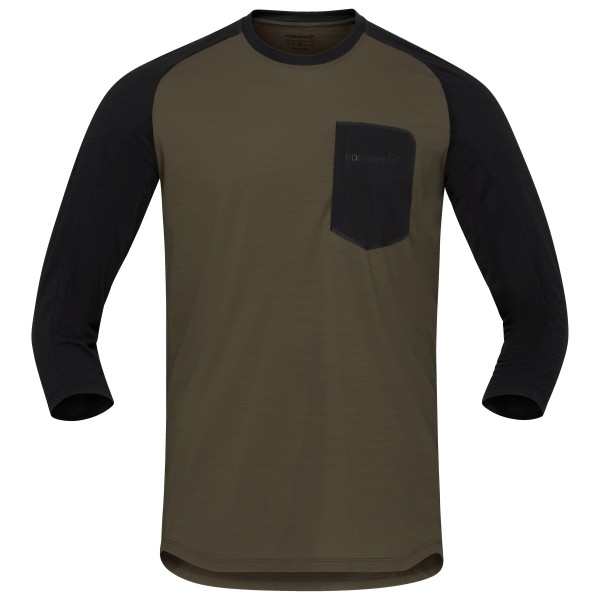 Norrøna - Skibotn Equaliser Merino 3/4 T-Shirt - Radtrikot Gr M braun Norrøna - Skibotn Equaliser Merino 3/4 T-Shirt - Radtrikot Gr M braun von Norrøna