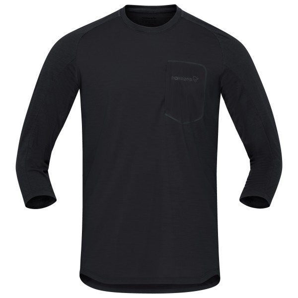 Norrøna - Skibotn Equaliser Merino 3/4 T-Shirt - Radtrikot Gr M schwarz Norrøna - Skibotn Equaliser Merino 3/4 T-Shirt - Radtrikot Gr M schwarz von Norrøna