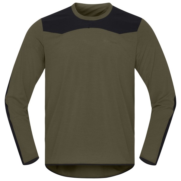 Norrøna - Skibotn Equaliser Tech Long Sleeve - Radtrikot Gr L oliv von Norrøna