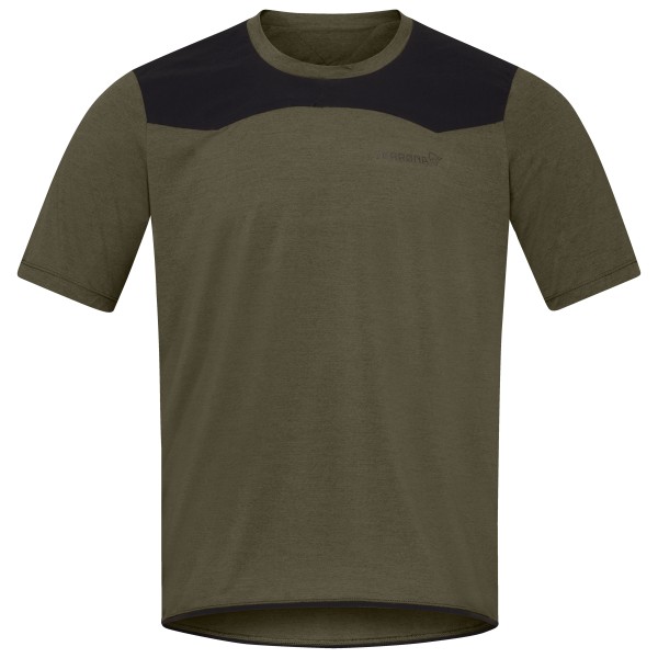 Norrøna - Skibotn Equaliser Tech T-Shirt - Radtrikot Gr L;M;S;XL blau;oliv von Norrøna
