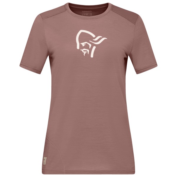 Norrøna - Women's Femund Equaliser Merino T- Shirt - Merinoshirt Gr S braun von Norrøna