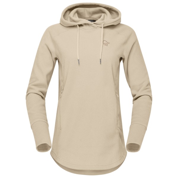 Norrøna - Women's Femund Warm2 Hood - Fleecepullover Gr S beige von Norrøna